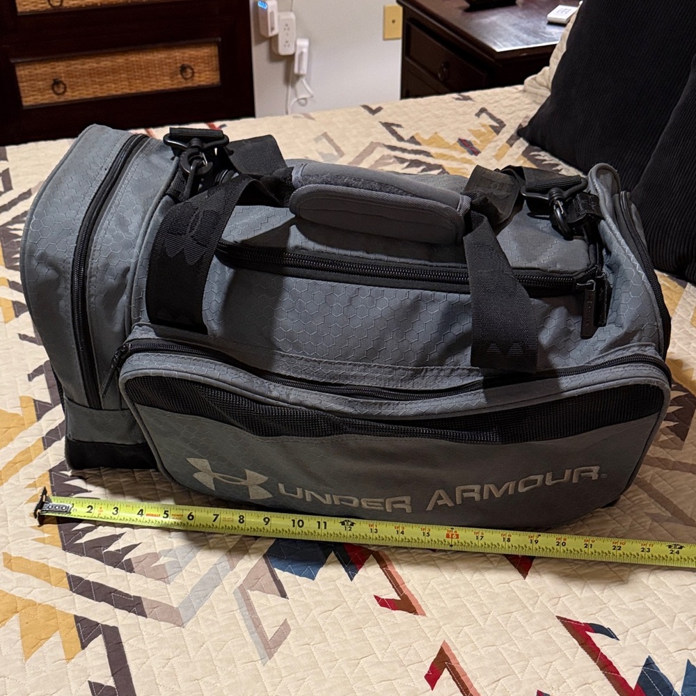 Under Armour Charcoal Duffel Bag